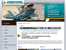 Tablet Screenshot of christophel.com